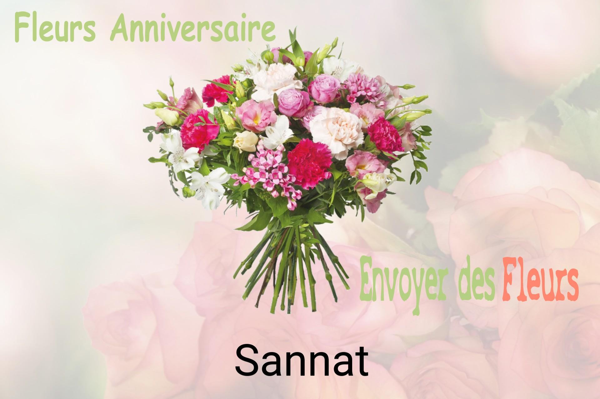 Bouquet de fleurs d’anniversaire livré à Sannat